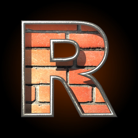 Vector brick cutted figureのイラスト素材