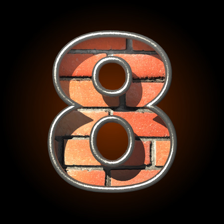 Vector brick cutted figureのイラスト素材