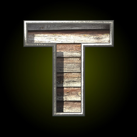 Vector wooden cutted figureのイラスト素材