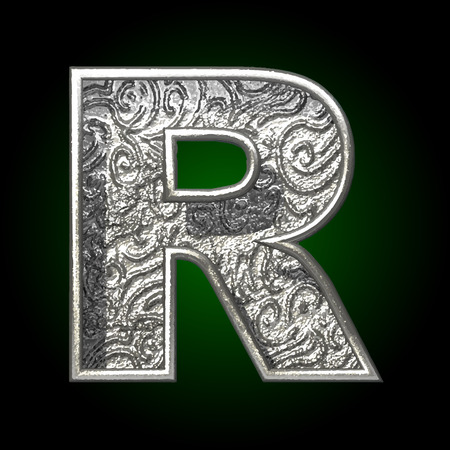 Vector silver cutted figureのイラスト素材