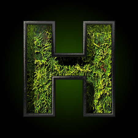 Vector grass cutted figureのイラスト素材