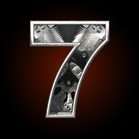 vector figure  with engine insideのイラスト素材