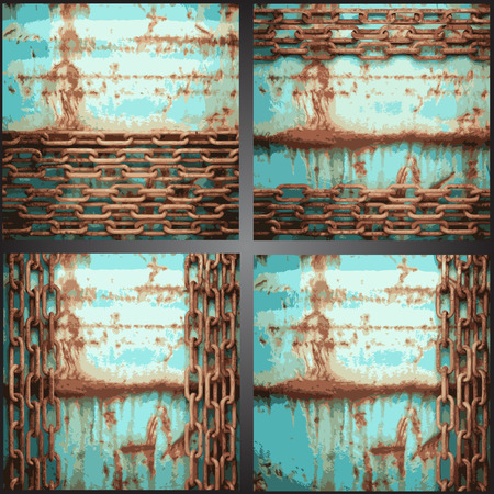 metal background setのイラスト素材