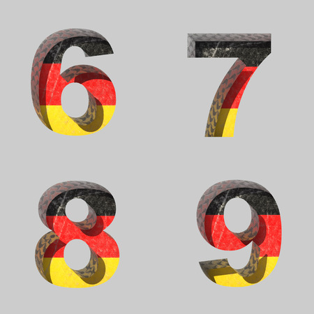 Vector Germany alphabet letters setのイラスト素材