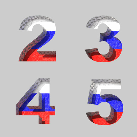 Vector Russian alphabet letters setのイラスト素材