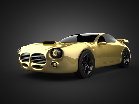 luxury brandless sport carの写真素材