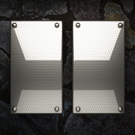 metal and stone backgroundの写真素材