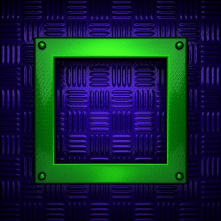 green and blue metal backgroundの写真素材