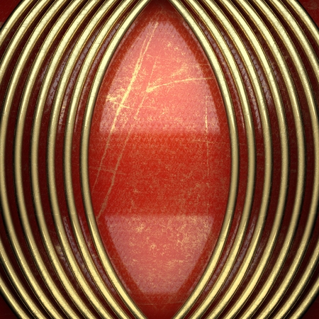 golden background painted in redの写真素材