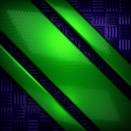 green and blue metal backgroundの写真素材