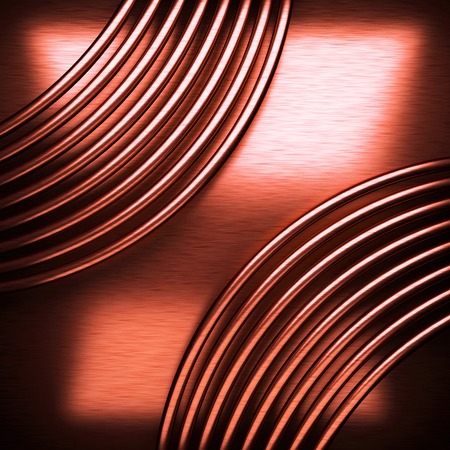 red brushed metal backgroundの写真素材