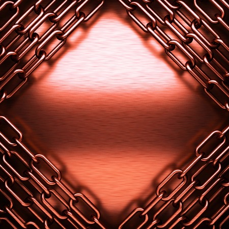red brushed metal background