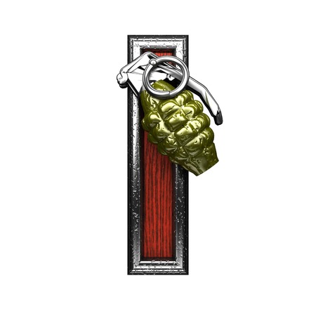 i military letter. 3D illustrationの写真素材