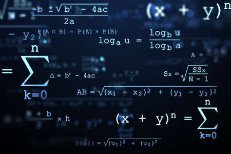 Concept of education, hologram illustration. Online study. 3d rendering.の写真素材