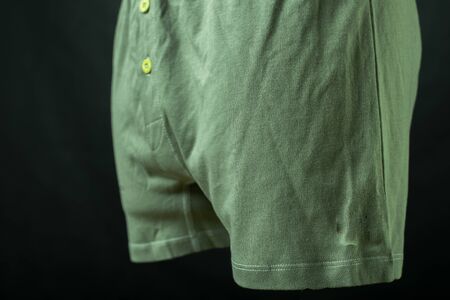Men's underpants on a mannequin. On an isolated background.の写真素材