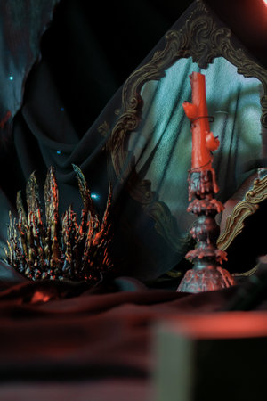 Mystical things to celebrate Halloweenの写真素材