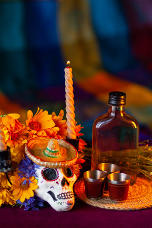Celebration of the Day of the Dead in Mexico
