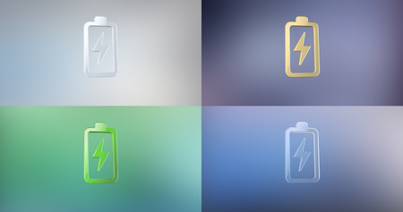 Charge 3d Iconの写真素材