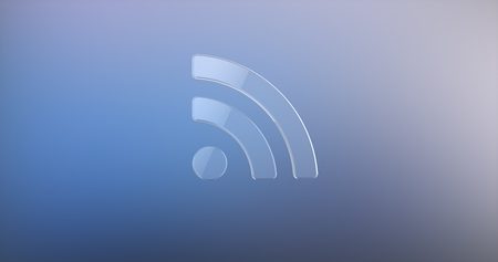 RSS Glass 3d Icon