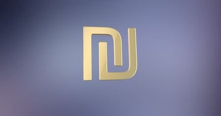 Shekel Currency Gold 3d Icon