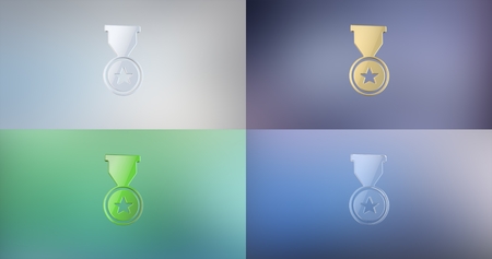 Medal of Honor 3d Iconの写真素材