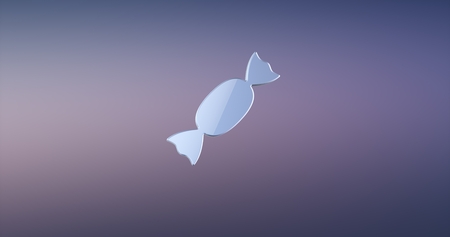 Candy Silver 3d Iconの写真素材