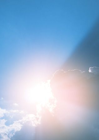 Dramatic view sky, Clouds at sunset, backgroundの写真素材