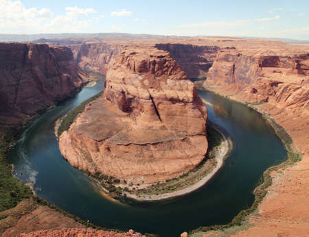 Horseshoe Bend of Colorado river in Page, Arizona