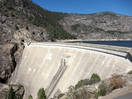 Hetch Hetchy Dam In Yosemite National Park の写真素材