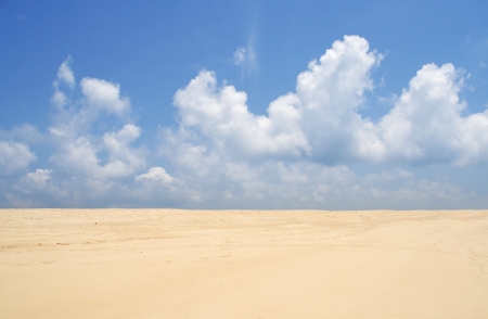 sky and beachの写真素材