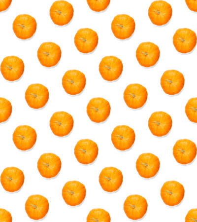Seamless pattern with pumpkin. Pumpkin quality pattern. Autumn abstract seamless pattern made from...