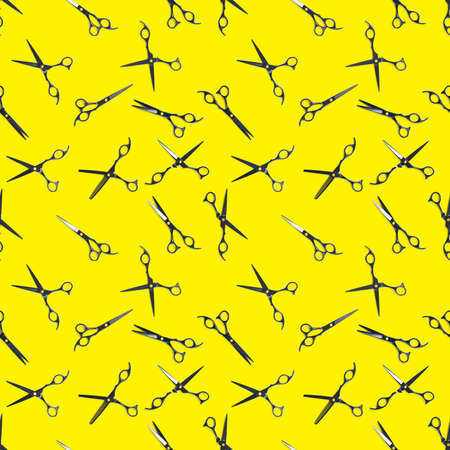 Black barber scissors, close up.の写真素材