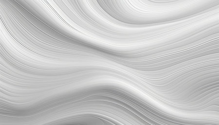 Monochromatic white wave texture pattern background for modern design and creative projectsの素材