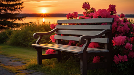 captivating interplay of sunlight and shadows in outdoor settings  parks, gardens, and open fieldsの素材