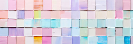 Vibrant and expressive abstract oil painting background in pastel tones with broad strokesの素材