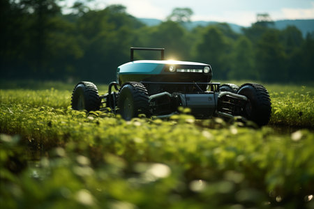 Revolutionizing agriculture  embracing robotic assistance for efficient field operationsの素材
