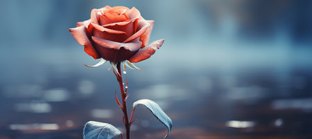 Soft rose bokeh background with blurred effect and space for placing text or messagesの素材