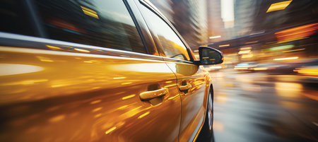 Blurred bokeh effect merging with urban car traffic scenes for automotive centric bokeh backdropの素材