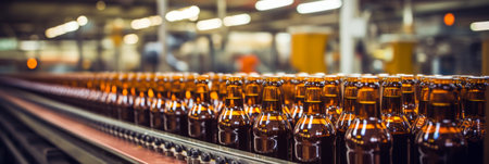 Efficient automated bottling process at state of the art beverage manufacturing facilityの素材