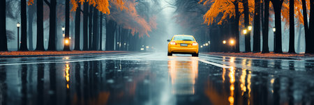 Vibrant bokeh backdrop with blurred attractions and cultural imagery for captivating travelの素材