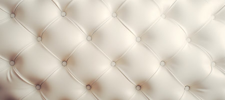 Elegant and luxurious white leather background texture for captions and design projects.の素材