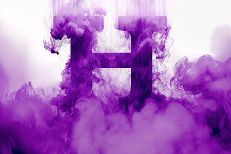 Bold black letter  h  on clean white background, ideal for graphic and typographic projectsの素材