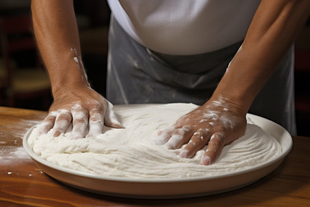 Close up of hands washing a white dish in kitchen sink with soapy water, household chores conceptの素材