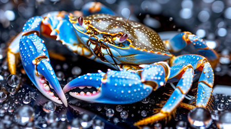 Cancer zodiac sign  nurturing qualities and protective shelter in gentle waves and soothing ambianceの素材