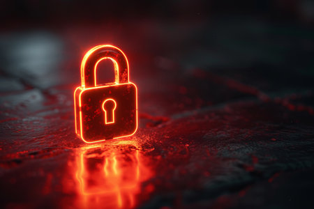 Secure encryption coding with dynamic composition for technology and cybersecurity conceptsの素材