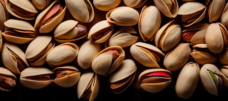 Abstract background of pistachio nuts texture and patterns for design and creativityの素材