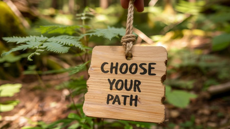 Embrace the journey  motivational quote on abstract blurred background for success concept.の素材