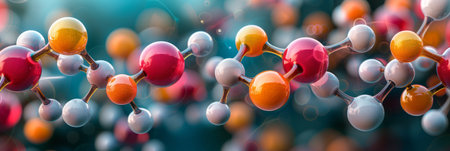 Abstract geometric patterns on dark blue background   futuristic digital science technology concept.の素材