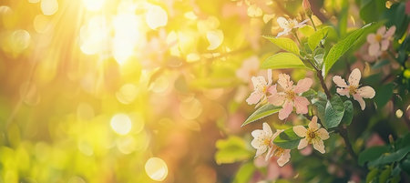 Tranquil nature inspired abstract compositions in soft pastels, reflecting the serenity of springの素材