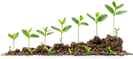 Green grass arrows symbolize eco friendly progress and sustainable environmental growth.の素材